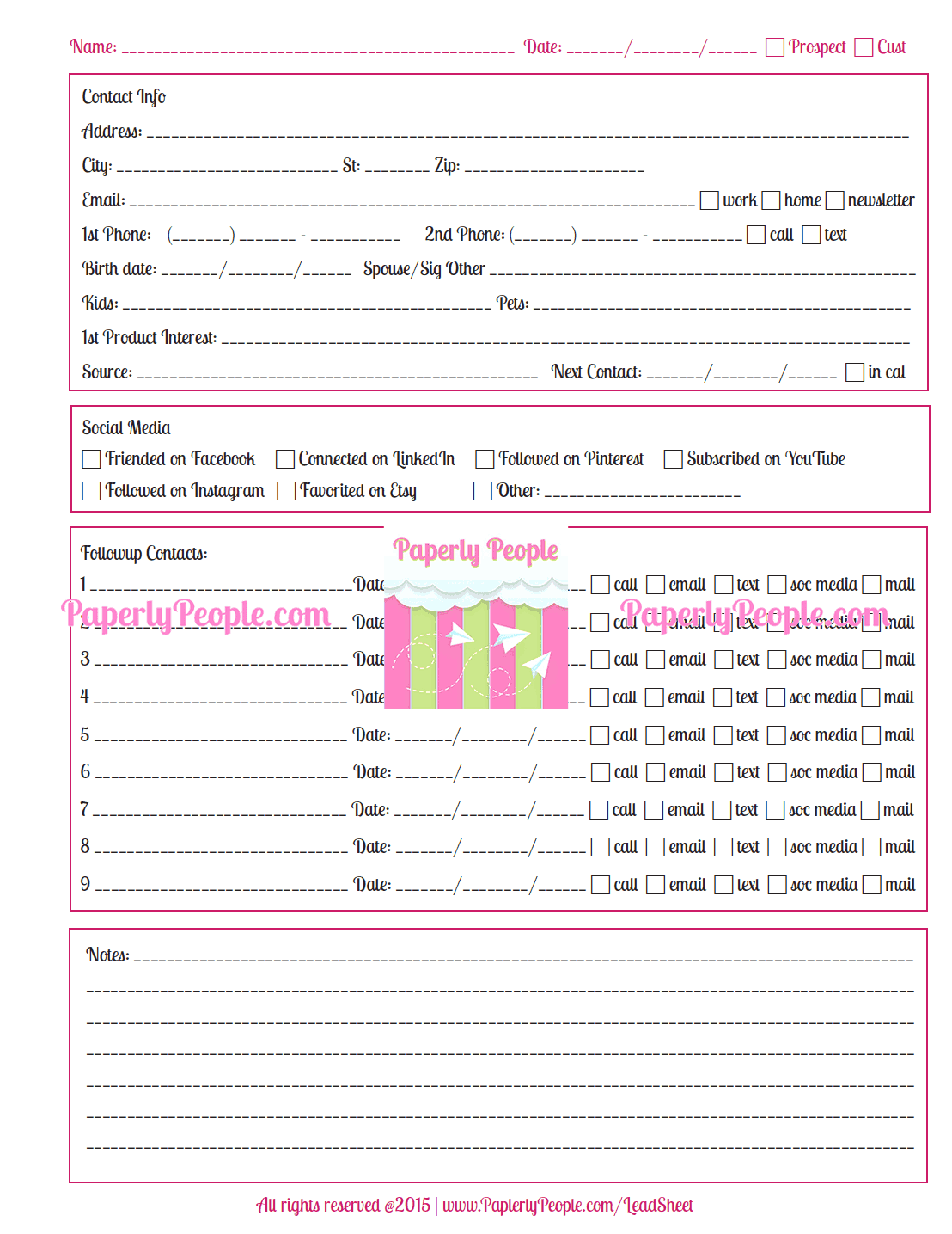 Lead Sheet Watermark