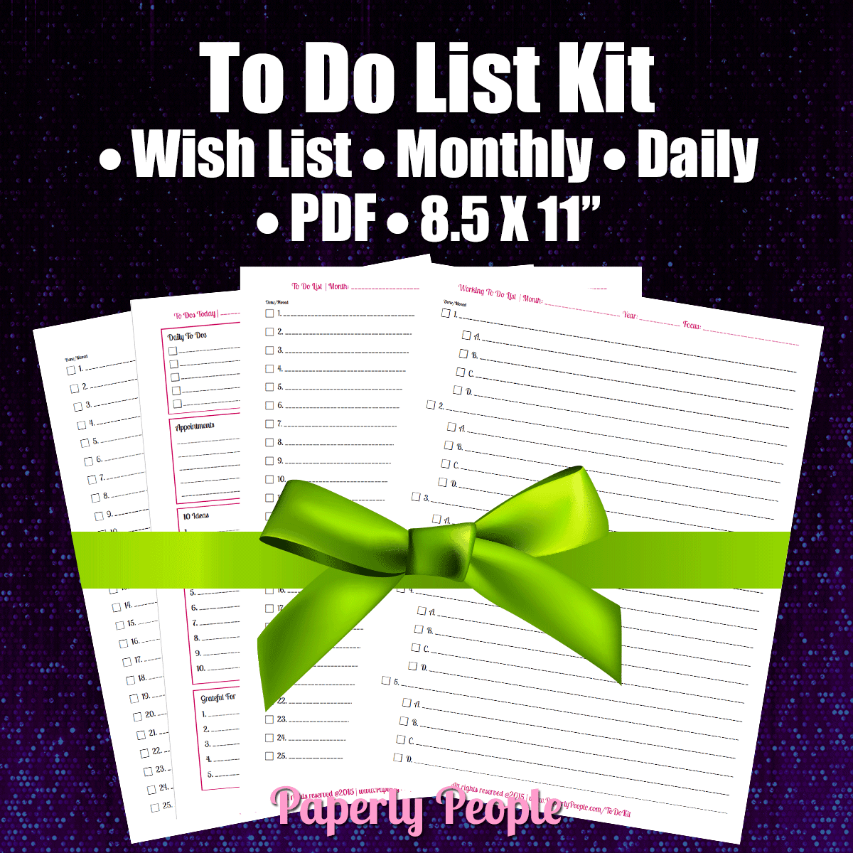 To Do List Kit - Paperly People