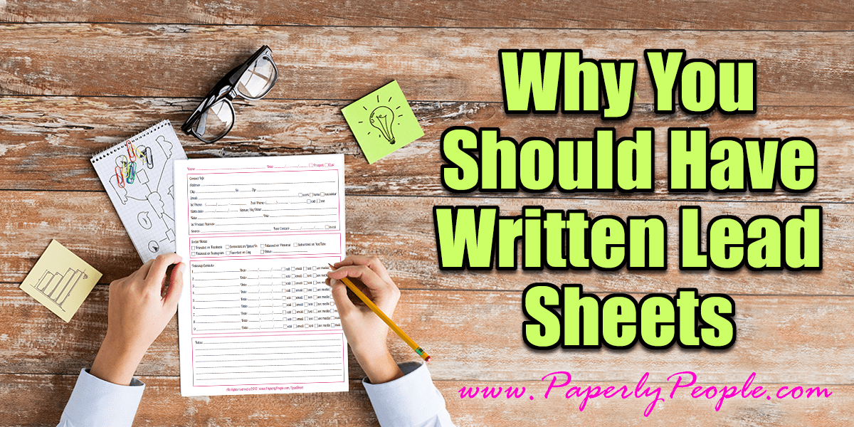 Why You Should Have Written Leads Sheets
