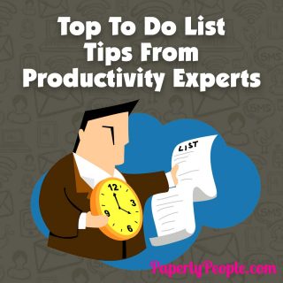 Top To Do List Tips From Productivity Experts