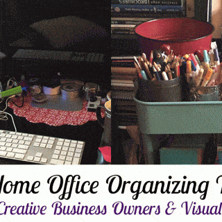 Home Office Organizing Tips For Creative Business & Visual People