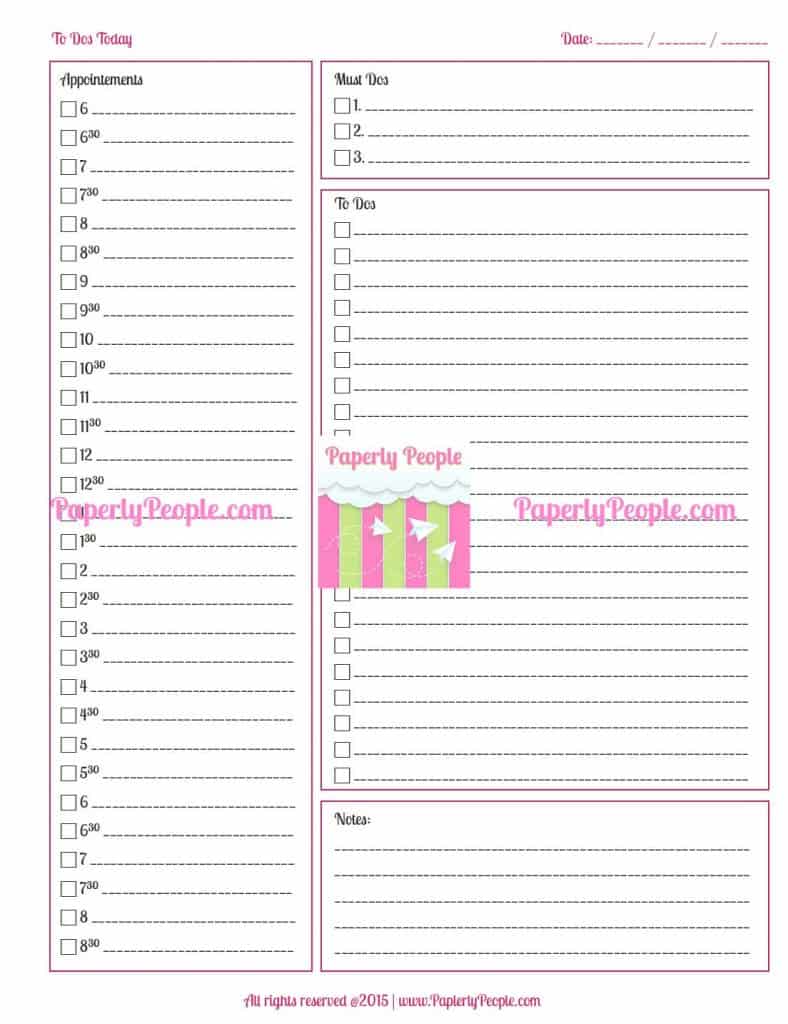 Why I Use A Daily Planner Page Instead of A Calendar - Paperly People