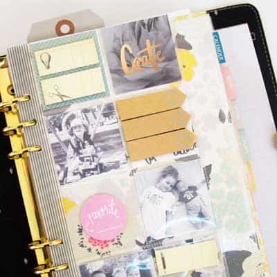 Half Planner Dashboard, Half Photo Book