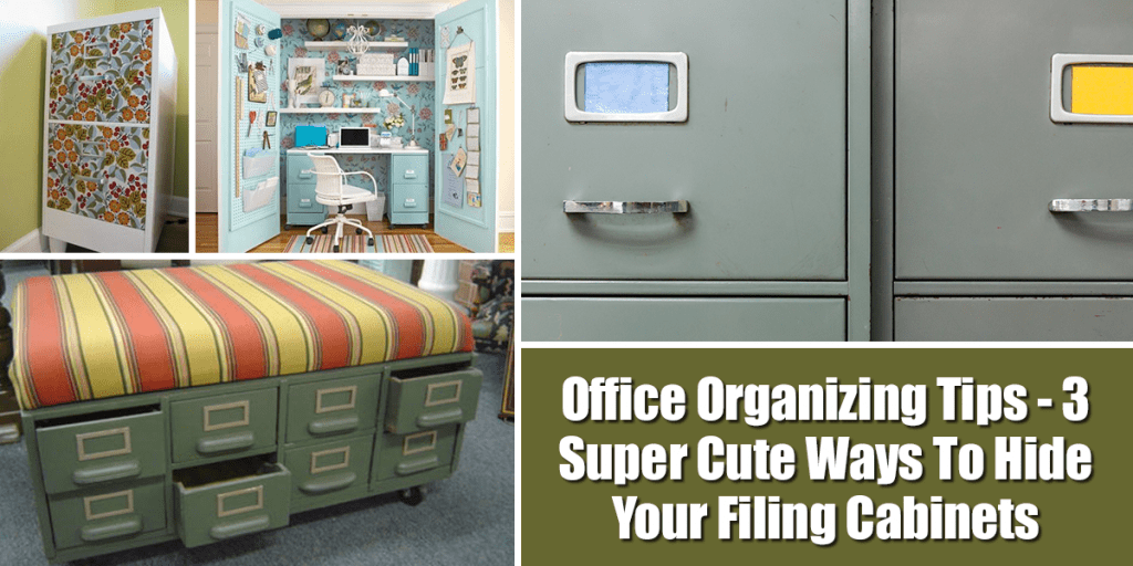 Office Organizing Tips 3 Super Cute Ways To Hide Your Filing