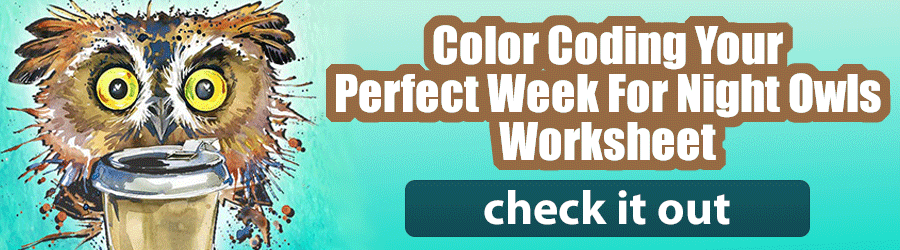 Color Coding Your Perfect Week Worksheet
