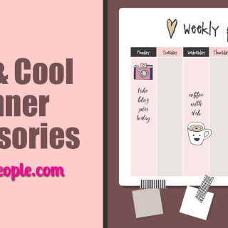 Cute and Cool Planner Accessories ... Planners can be so boring! But they don't have to be. There are so many cute ways to jazz them up and cool ways to keep your interest. Here are a few.