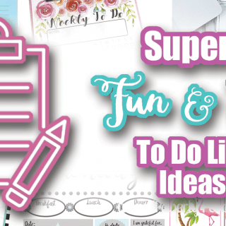 Super Fun and Cute To Do List Ideas