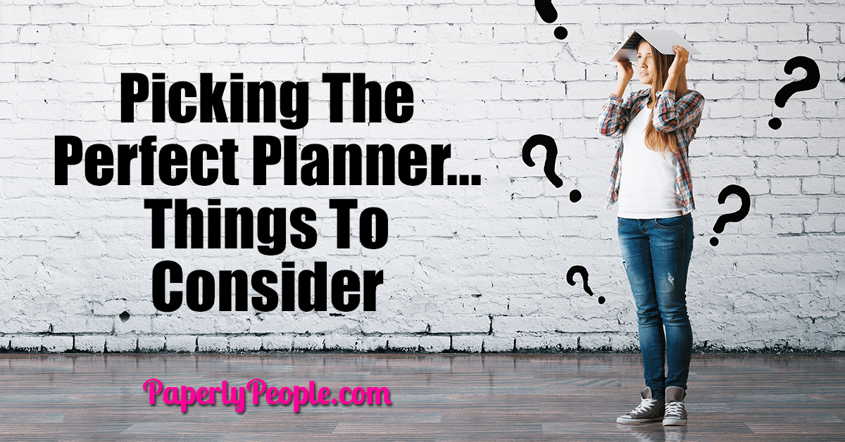 Most people just opt for what they always use, but now might be a good time to consider a new planner or system. There are so many options so how do you choose? 