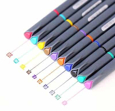Colored Markers - Cool Planner Accessories