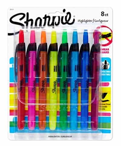 Sharpie Highlighters - Cool Planner Accessories