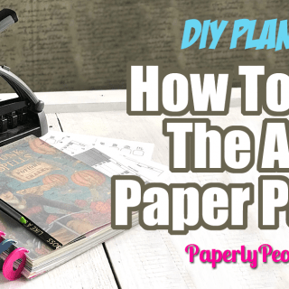 How To Use The ARC Paper Punch To Make A DIY Planner.... I won't lie to you, the ARC Paper Punch was the weirdest, most confusing part of the whole process when I was considering doing a disc bound planner. Here are my best tips and ideas for how to use the ARC Paper Punch!