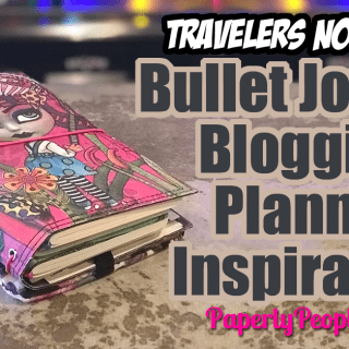 Bullet Journal Blogging Planner Inspiration - I thought I would give you an inspiration peek into my blogging planner! I use a Dyan Reaveley Dyalog travelers notebook and bullet journal pages to keep track of all my blog ideas and use a custom tracker to record stats!