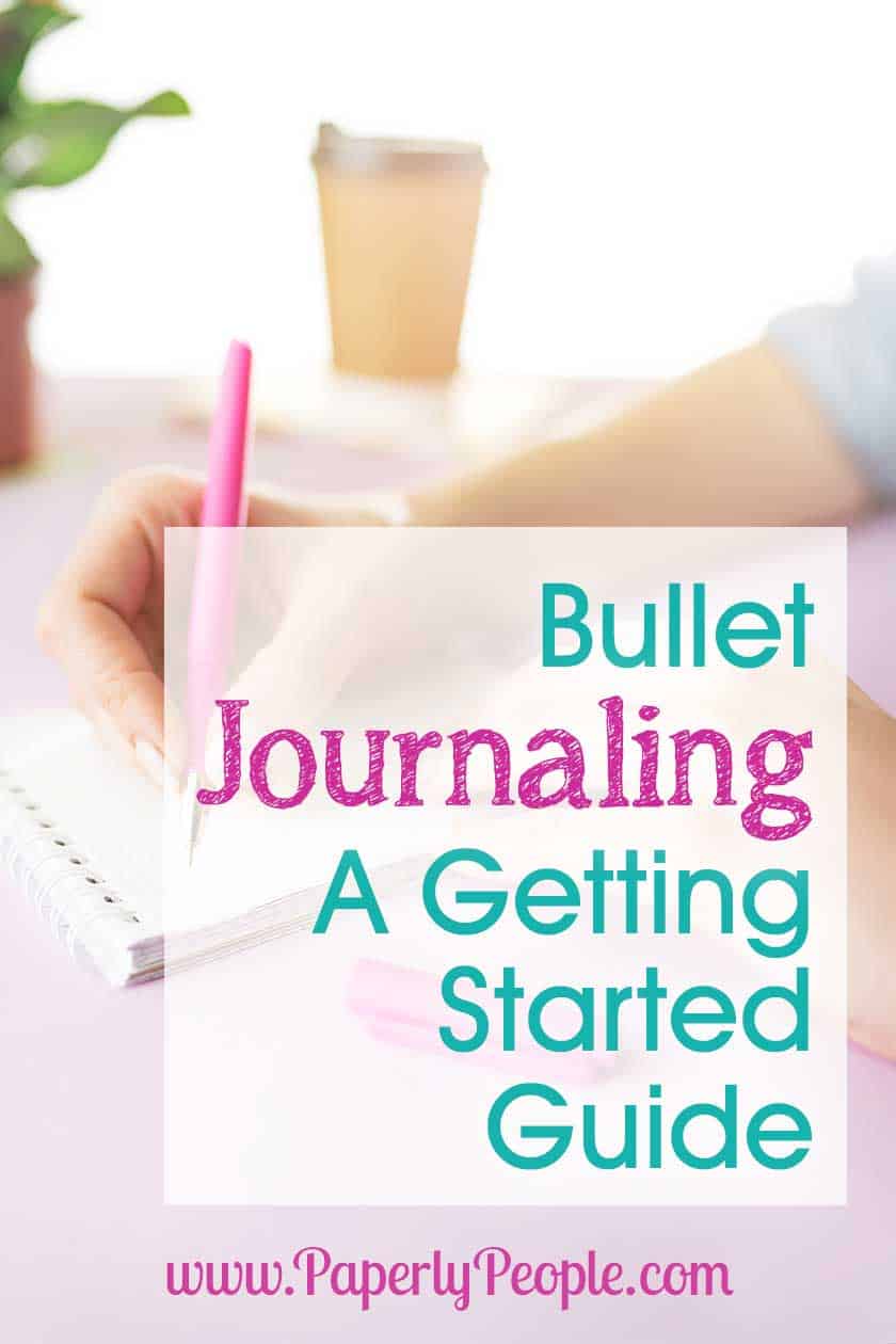Bullet Journaling getting started guide… a great way to focus on time management. Tips and ideas for how to start a bullet journal. Includes organizing your weekly, monthly and daily tracker. A great overview to get you started! #bujo #bulletjournal #howto