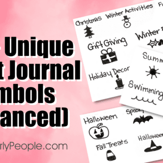 100+ Unique Bullet Journal Symbols (Advanced)