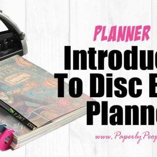 Introduction To Disc Bound Planners - How To Get Started