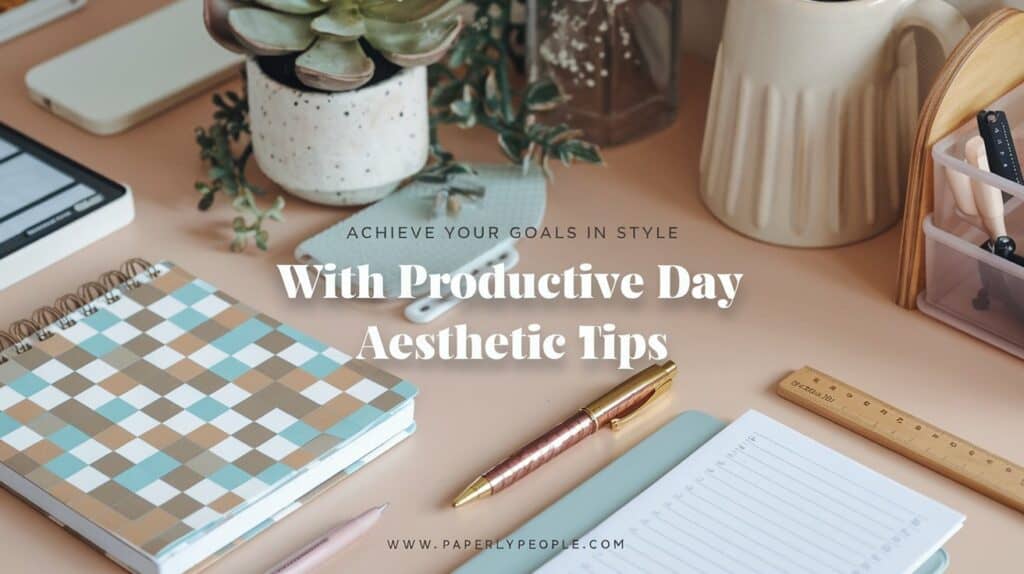 Achieve Your Goals In Style With Productive Day Aesthetic Tips
