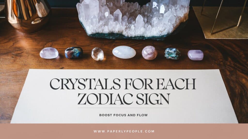 The Productivity Aesthetic: Crystals for Each Zodiac Sign to Boost Focus and Flow
