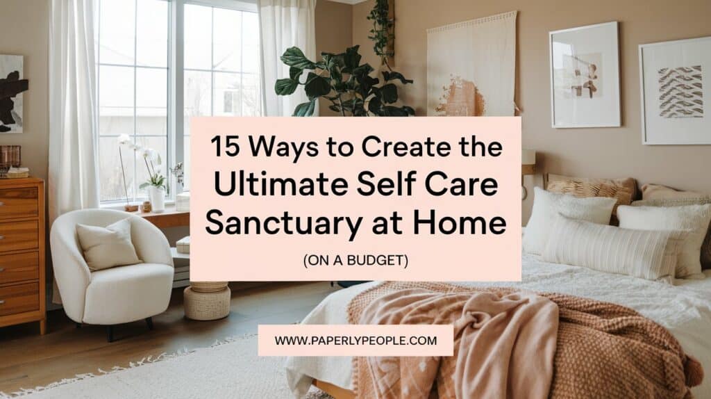 15 Ways To Create The Ultimate Self Care Sanctuary At Home (On A Budget)