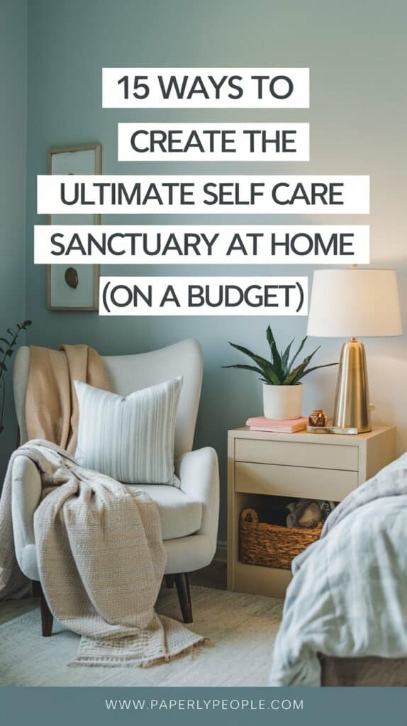 15 Ways To Create The Ultimate Self Care Sanctuary At Home (On A Budget)