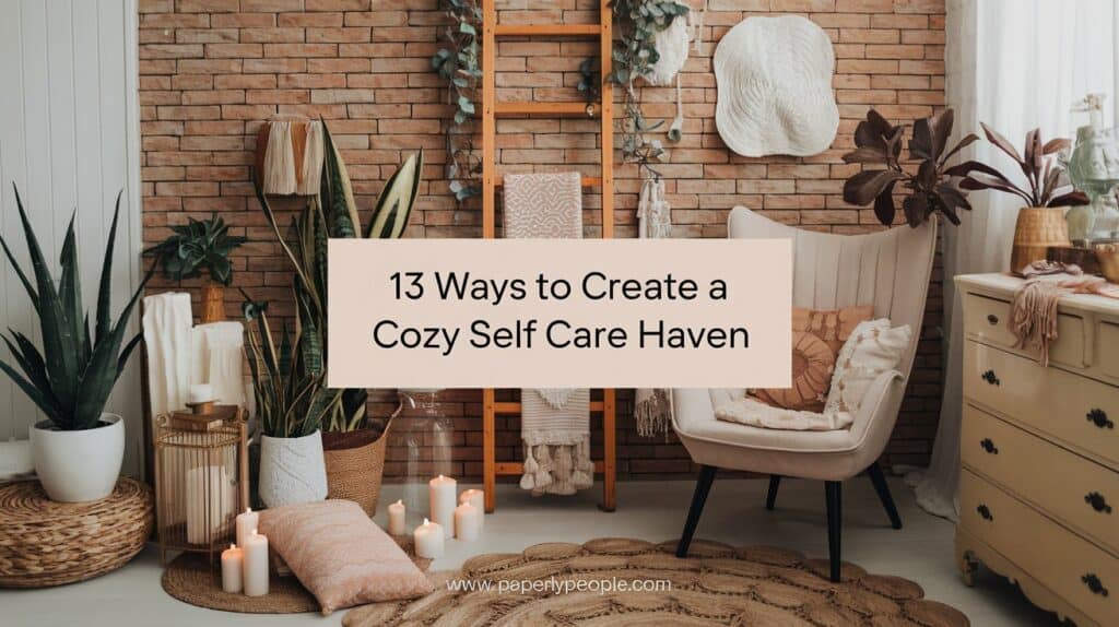 13 Ways To Create A Cozy Self Care Haven
