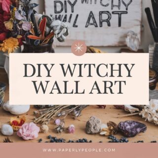 DIY Witchy Wall Art: Sigils, Moon Phases, and Herbal Garlands