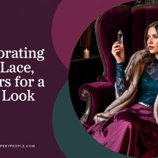 Mystical Textures: Incorporating Velvet, Lace, and Furs for a Witchy Look